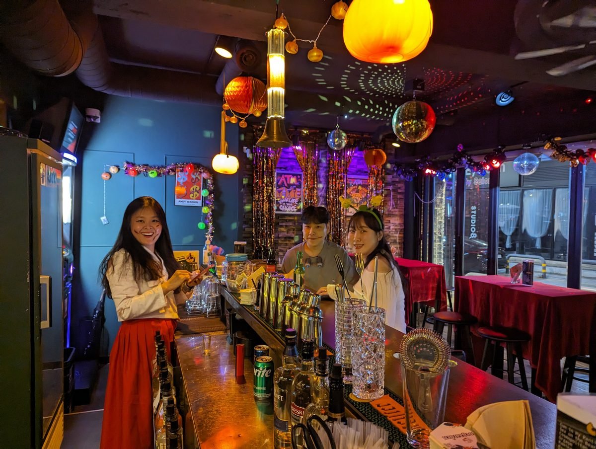 Guests at ATM Pub